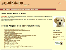Tablet Screenshot of nanunikokoritu.webargon.com.br